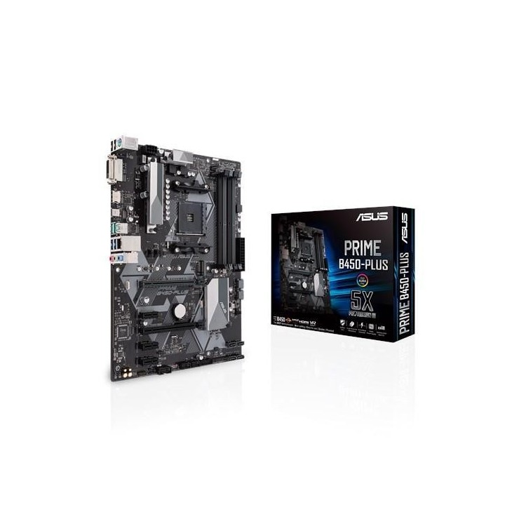 Płyta Asus PRIME B450-PLUS/AMD B450/SATA3/M.2/USB3.1/PCIe3.0/AM4/ATX