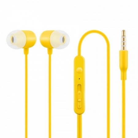 Słuchawki z mikrofonem Acme HE21Y żółte