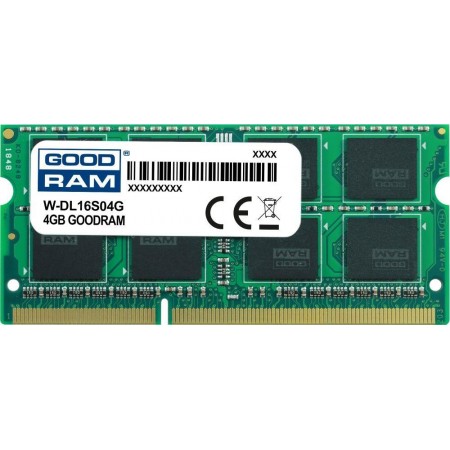 Pamięć DDR3 GOODRAM SODIMM 4GB 1600MHz  ded. do DELL (W-DL16S04G)
