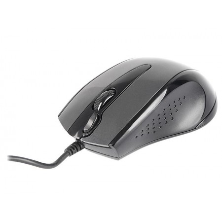 Mysz przewodowa A4Tech N-500F-1 V-Track USB czarno-szara
