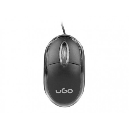 Mysz przewodowa UGO UMY-1007 Simple optyczna 1000 DPI czarna